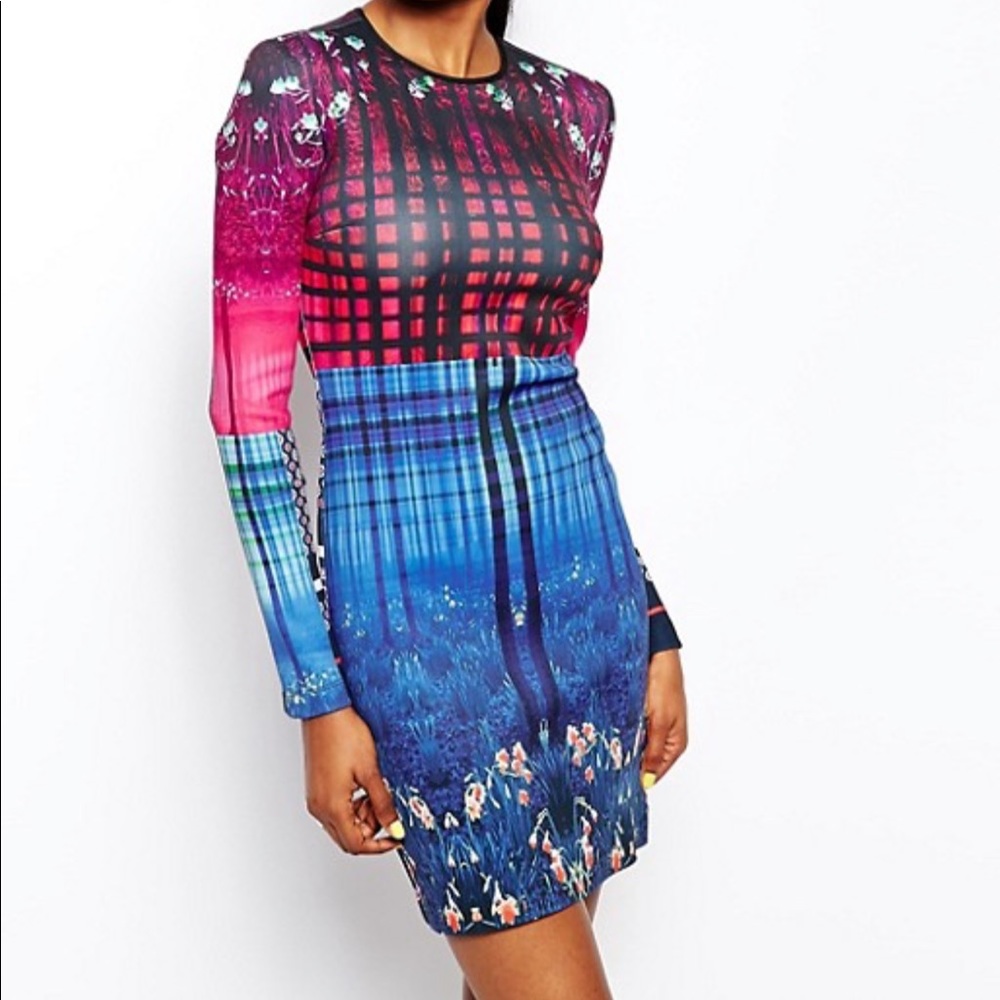 Clover Canyon  Enchanted Woodlands Neoprene Dress